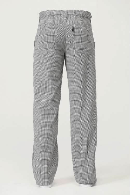 Workwear pants and trousers Gray back view