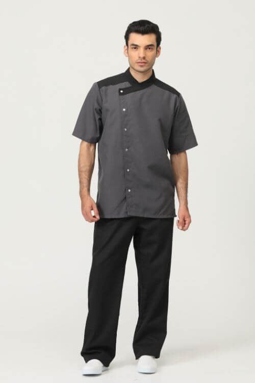tunic chef coat kitchen workwear-Medtecs OEM custom service